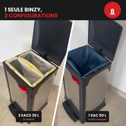 BINZY - Poubelle avec porte