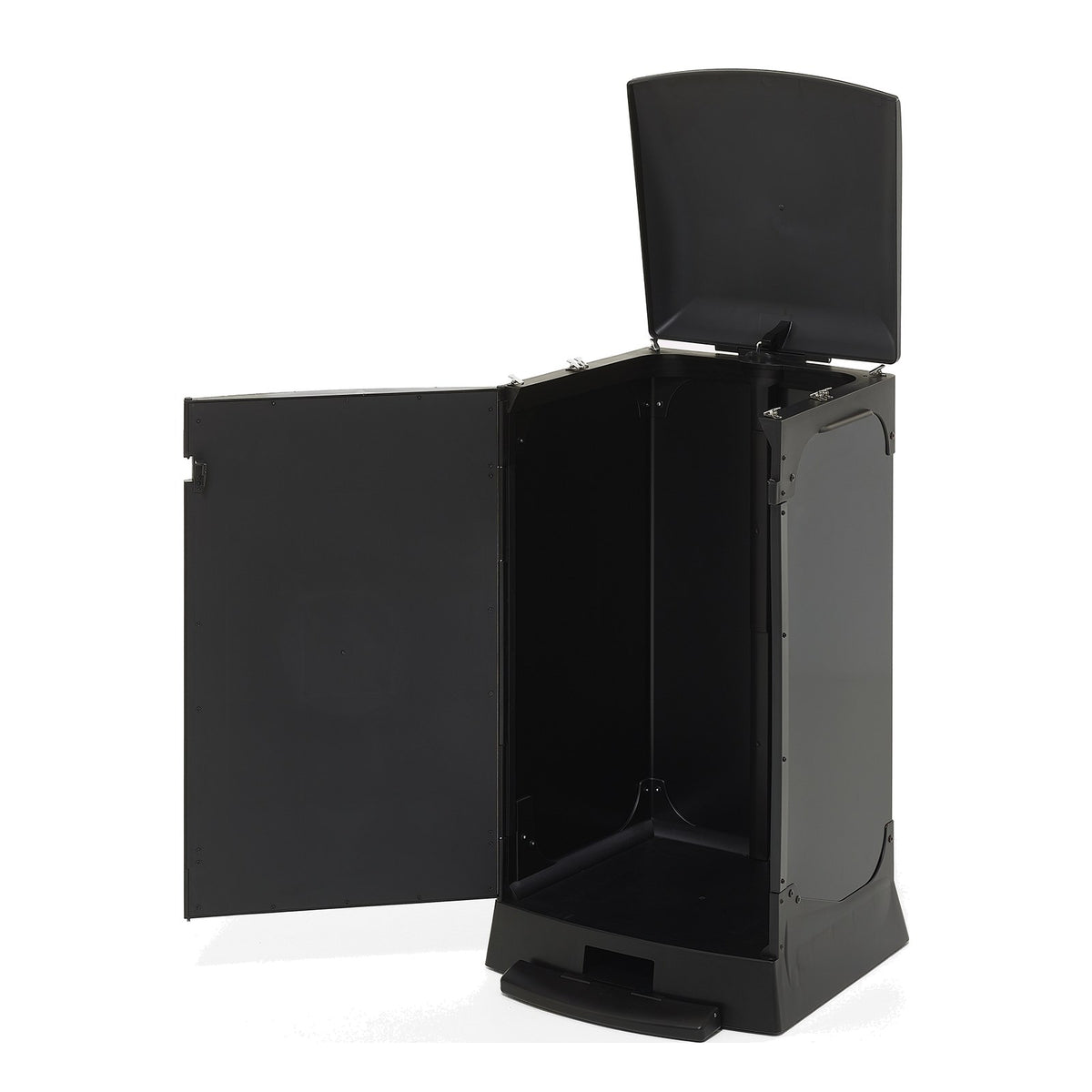 Binzy Onyx poignée noire, porte ouverte