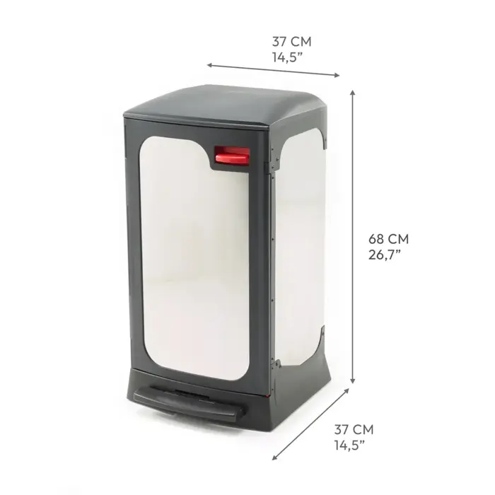 inox poignée rouge